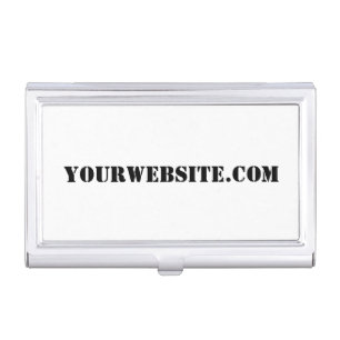 YourWebSite.com Case For Business Cards