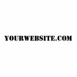 YourWebSite.com Cutout<br><div class="desc">"YourWebSite.com" Replace the .com address with your Web address. Add any other slogan or text.</div>