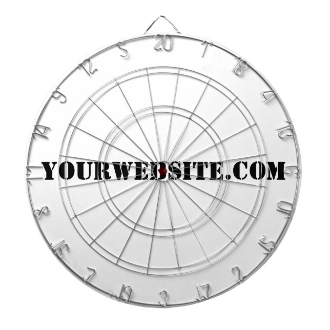 YourWebSite.com Dart Board (Front)