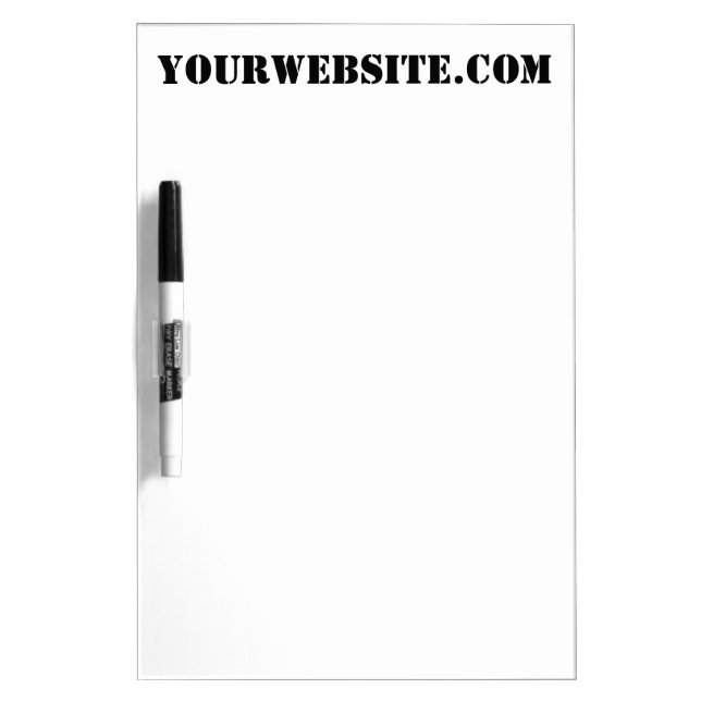 YourWebSite.com Dry-Erase Board (Front)