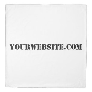 YourWebSite.com Duvet Cover