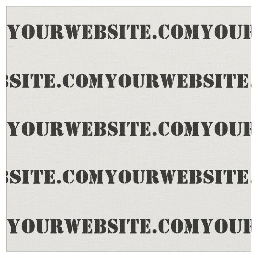 YourWebSite.com Fabric