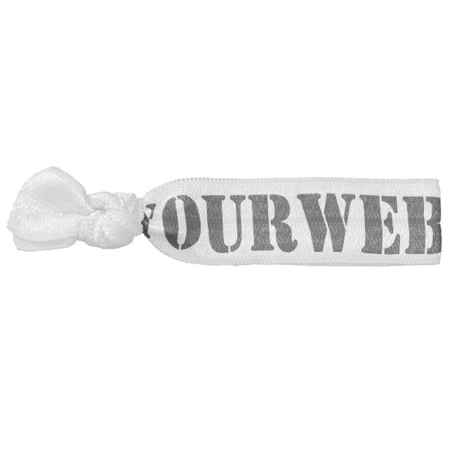 YourWebSite.com Hair Tie (Left)