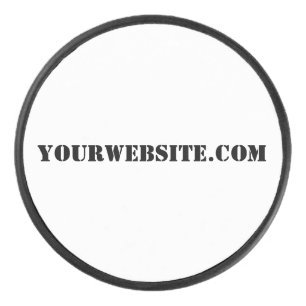 YourWebSite.com Hockey Puck