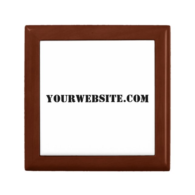 YourWebSite.com Jewelry Box (Front)