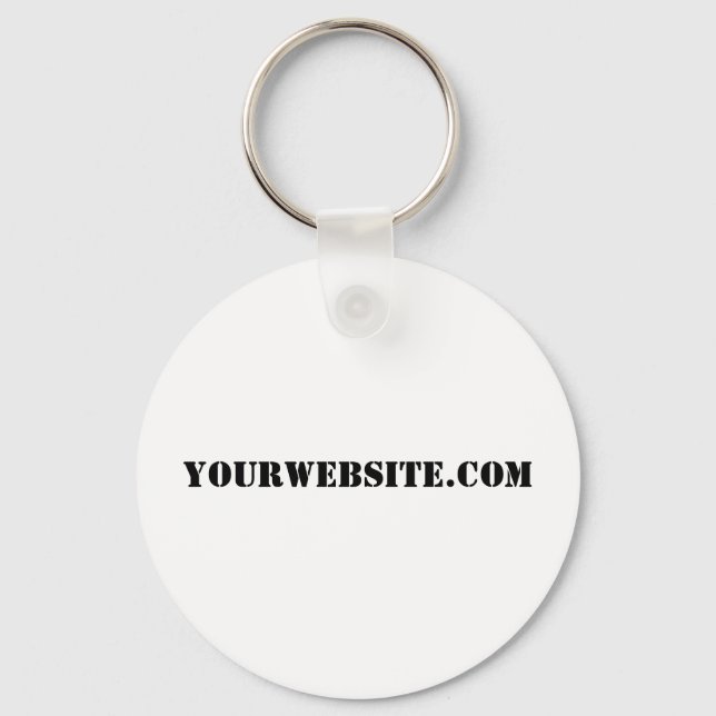 YourWebSite.com Keychain (Front)