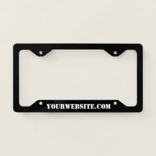 YourWebSite.com License Plate Frame