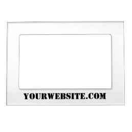 YourWebSite.com Magnetic Picture Frame
