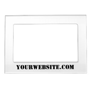 YourWebSite.com Magnetic Picture Frame