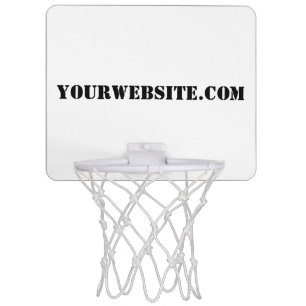 YourWebSite.com Mini Basketball Hoop