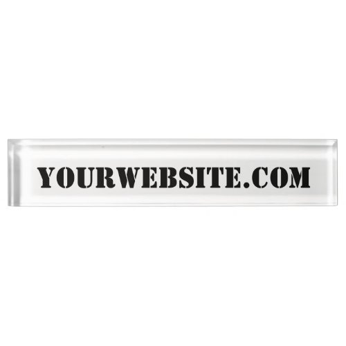 YourWebSitecom Name Plate