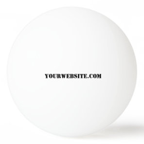 YourWebSite.com Ping Pong Ball