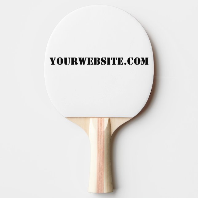 YourWebSite.com Ping Pong Paddle (Front)