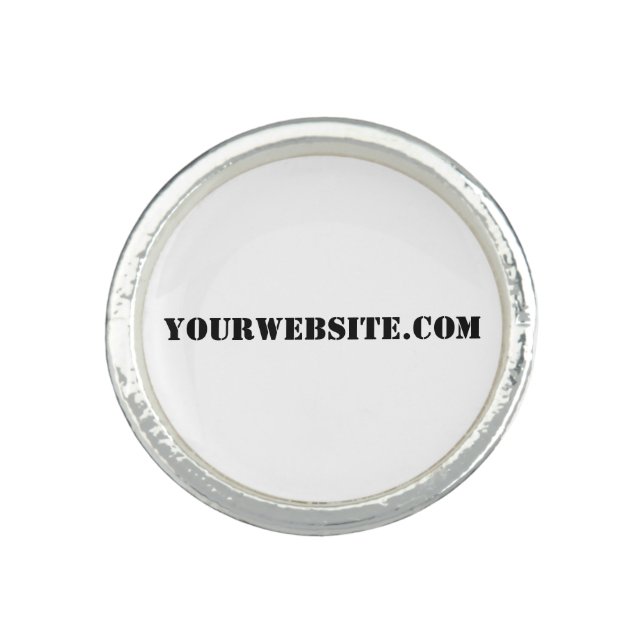 YourWebSite.com Ring (Front)