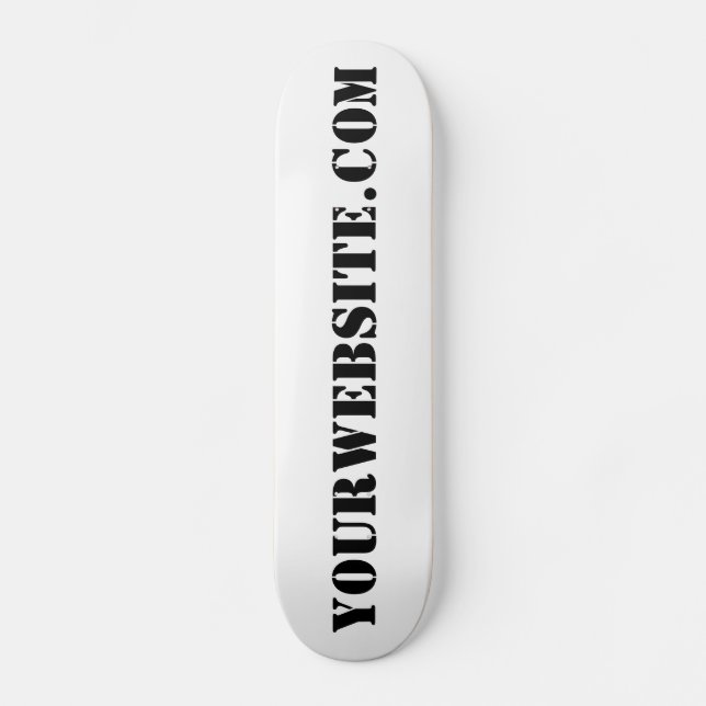 YourWebSite.com Skateboard Deck (Front)