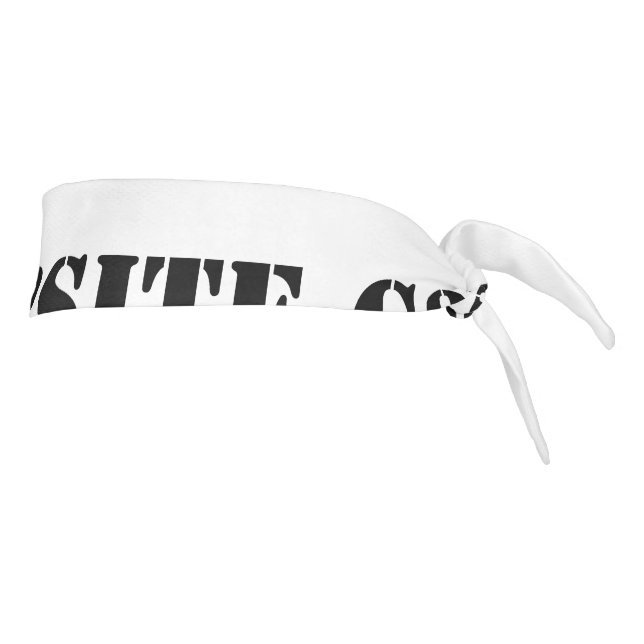 YourWebSite.com Tie Headband (Rotate 90)