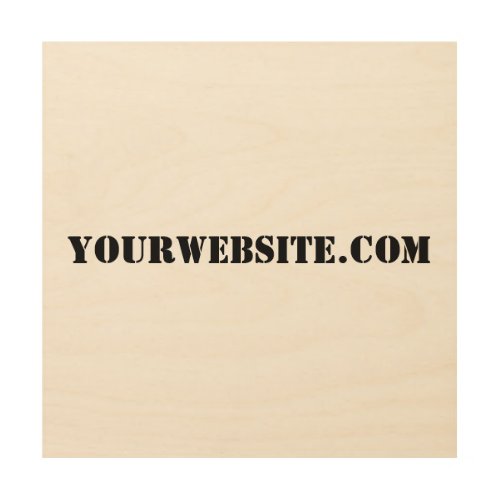 YourWebSitecom Wood Wall Art