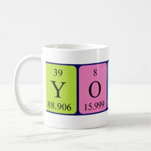 Yousra periodic table name mug