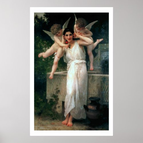 Youth 1893 William Adolphe Bouguereau Poster