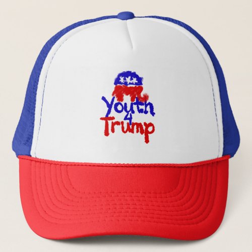 Youth 4 Trump  Trucker Hat