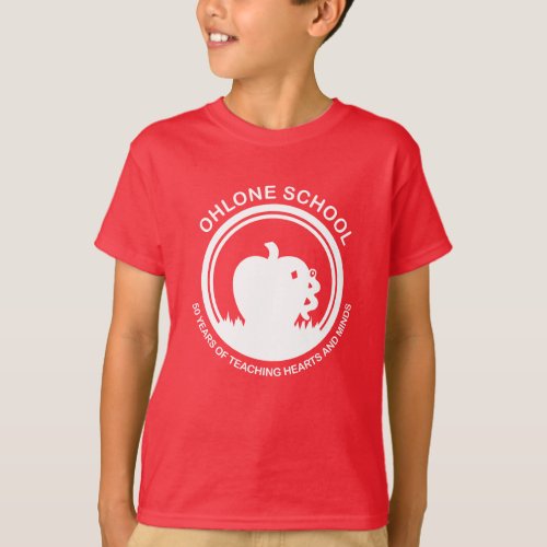 Youth Apple T_Shirt Red
