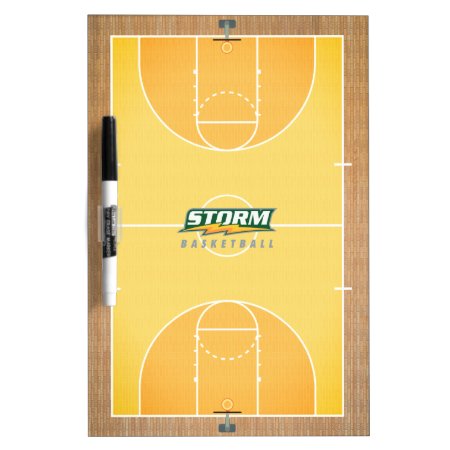 Youth Basketball Coach Dry Erase Board