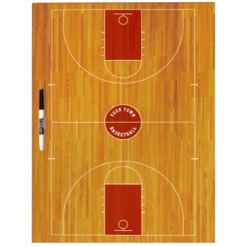 Youth Basketball Coach Dry Erase Board by FantasyCustoms at Zazzle