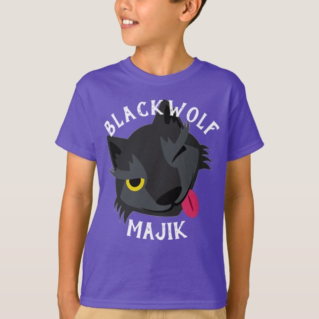 Youth Blackwolf Majik shirt! T-Shirt (Front)