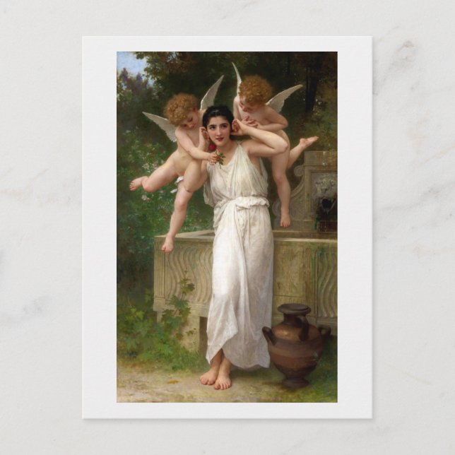 ‘Youth’ by Bouguereau Postcard (Front)