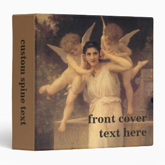 Youth by Bouguereau, Victorian Angels Portrait 3 Ring Binder