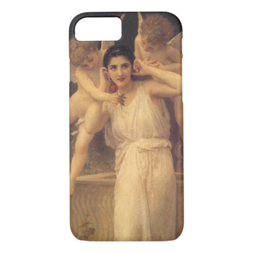 Youth by Bouguereau Victorian Angels Portrait iPhone 87 Case