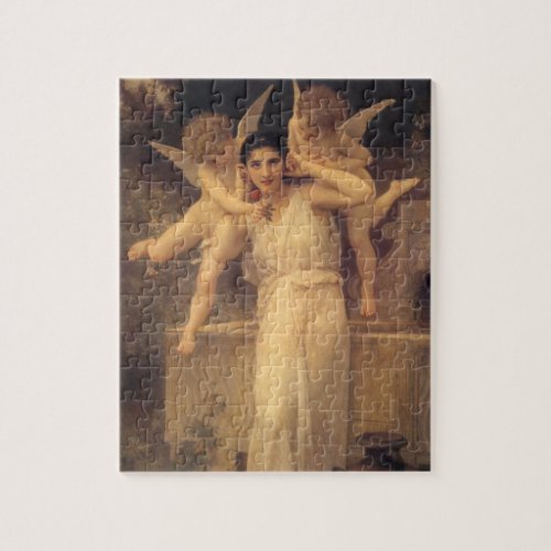 Youth by Bouguereau Victorian Angels Portrait Jigsaw Puzzle