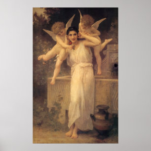 Youth by Bouguereau, Victorian Angels Portrait Poster
