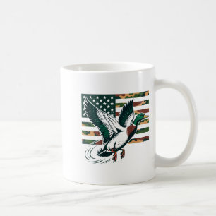 Youth Camo Mallard Duck Hunting Camouflage America Coffee Mug