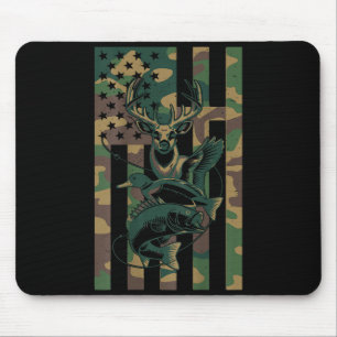Youth Cross Camo Hunting Fishing B Deer Duck Camou Mouse Pad