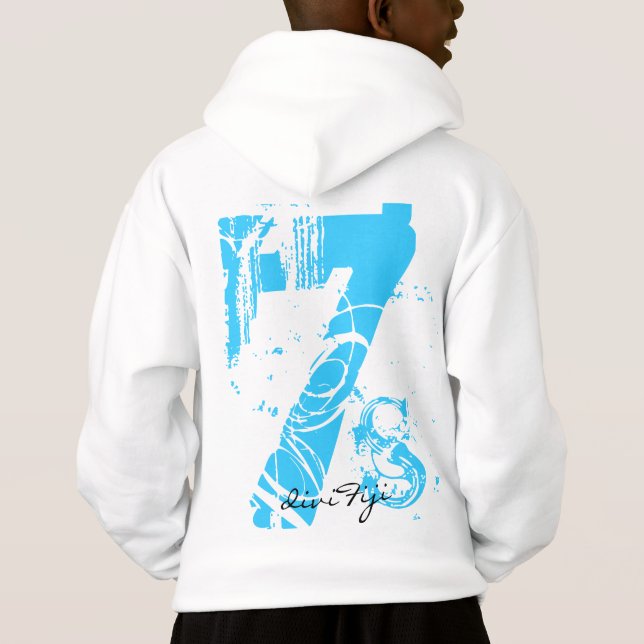 Youth Fiji 7's Rugby Fanwear Hoodie (Back)