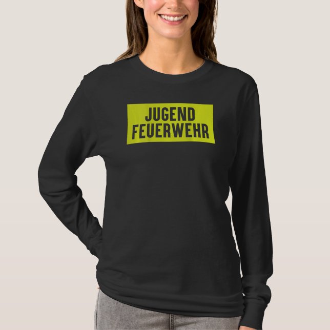 Youth Fire Brigade Lettering on the Back  Fire Bri T-Shirt (Front)