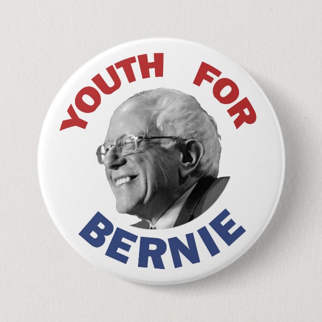 Youth for Bernie Button (Front)