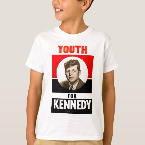 Youth for President John F Kennedy T_Shirt