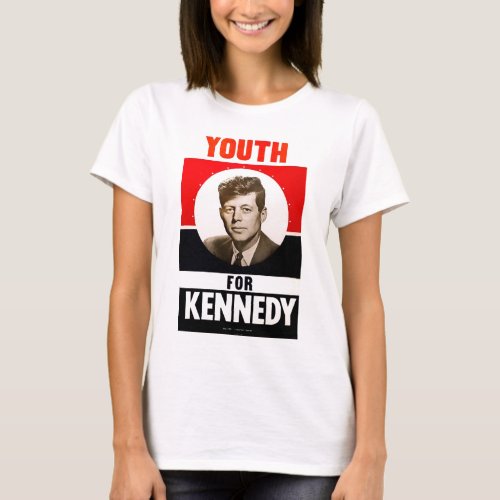 Youth for President John F Kennedy T_Shirt