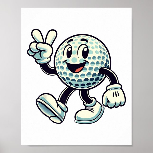 Youth Golf Player Boys Golf Funny  Poster (Front)