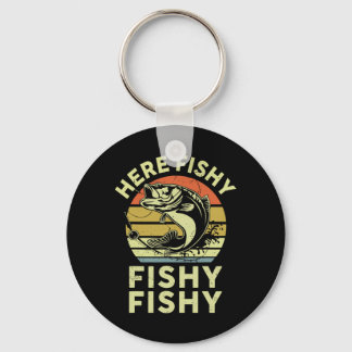 Youth Here-fishy Shirt Kids Toddler Men Funny B Fi Keychain