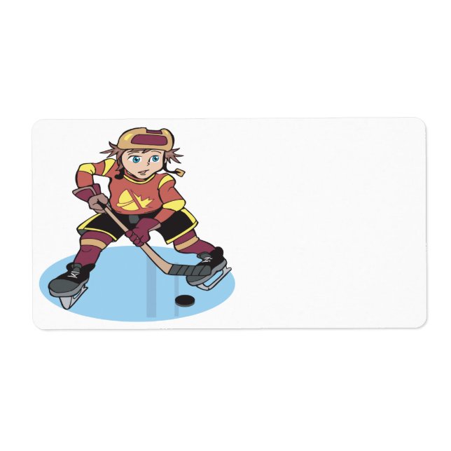Youth Hockey Label (Front)
