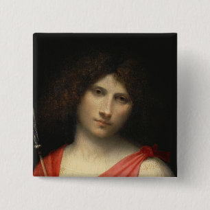 Youth holding an Arrow, 1505 Pinback Button