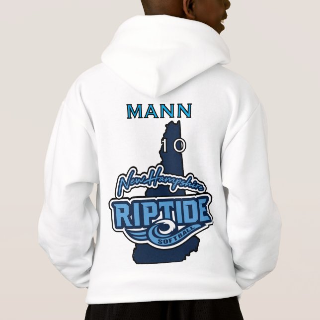 YOUTH Hoodie with Name and Number (Back)