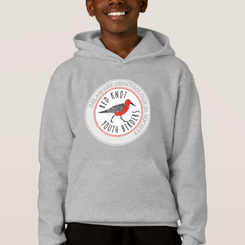 Youth Hoodie with Red Knot Logo