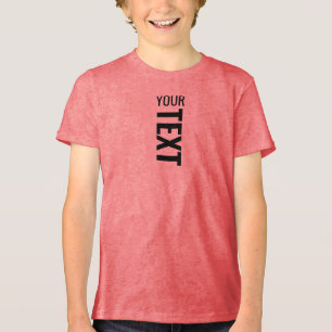 Youth Kids Boys Girls Unisex Online Shop Red Tri-Blend Shirt