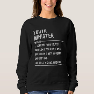 Youth Minister Definition Shirts Funny Job Title