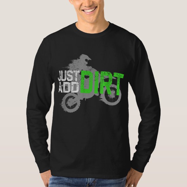 Youth Motocross Boys Dirt Bike Dirtbike Kids Dirt  T-Shirt (Front)