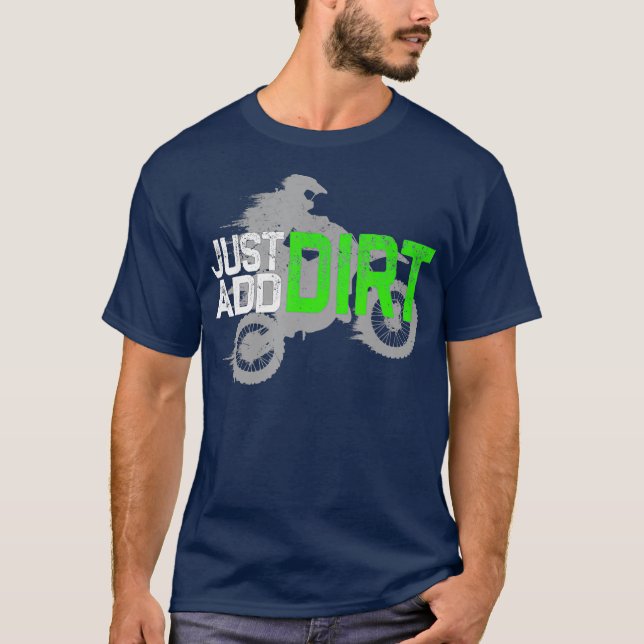 Youth Motocross Boys Dirt Bike Dirtbike Kids T-Shirt (Front)